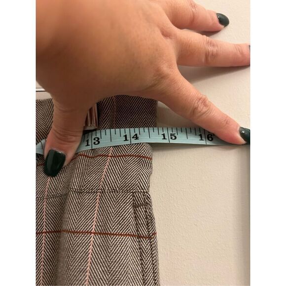 Madewell Paperbag Waist Plaid Ankle Pants 2 EUC - Picture 6 of 9